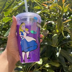 Alice In Wonderland Shaker Tumbler
