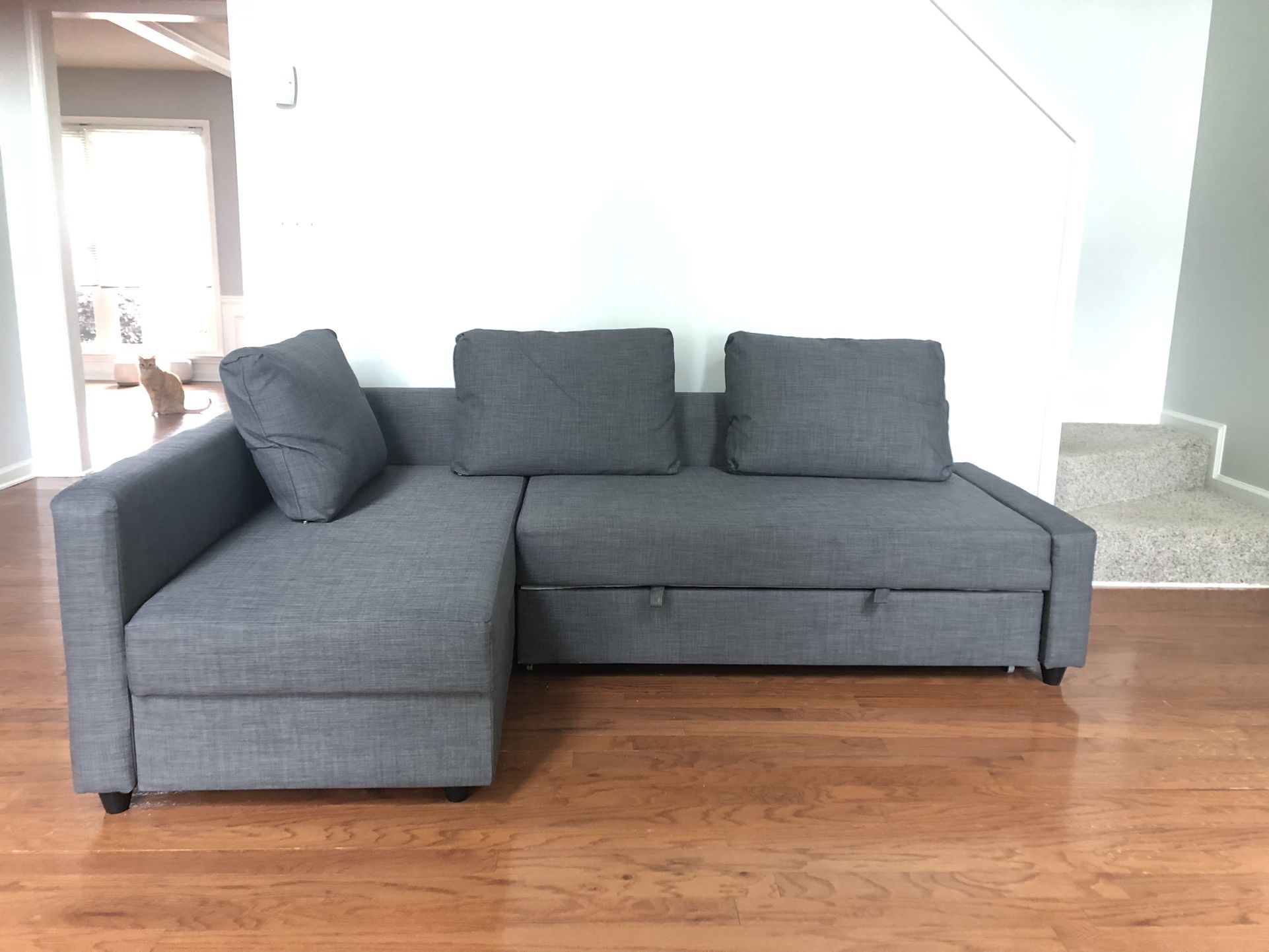 Reduced Price - Ikea Friheten Sleeper Sectional Couch w Storage