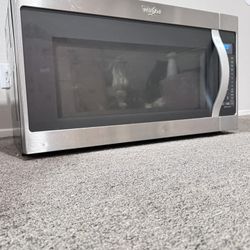 Whirlpool over the stove 2.0 cu. ft. Capacity Steam Microwave With CleanRelease® Non-Stick