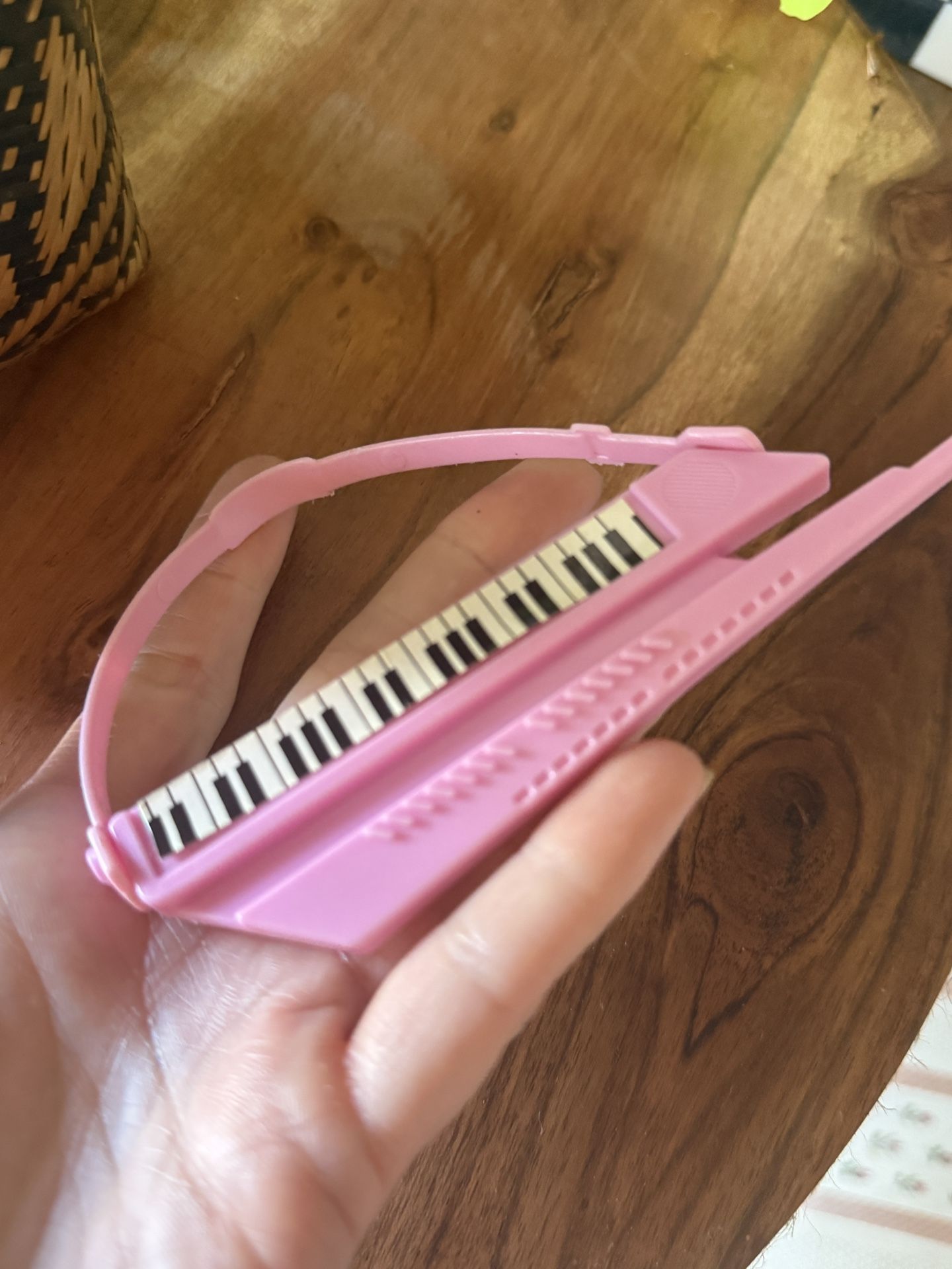 Vintage 90s Barbie Keyboard Pink Toy Doll