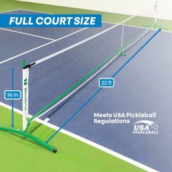 BRAND NEW Pickle-Ball Inc. 3.0 Portable Tournament Net System (Official 22ft)