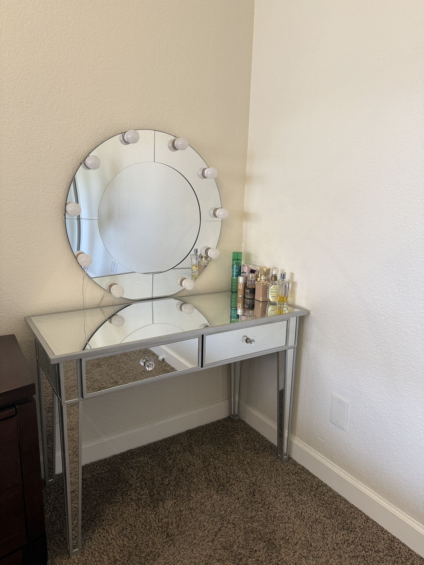 Makeup Vanity Set & Chair