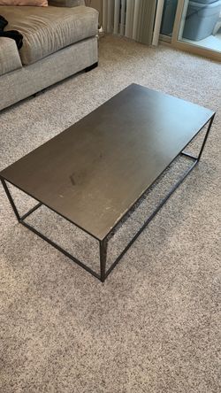 Metal Coffee Table with Box Frame