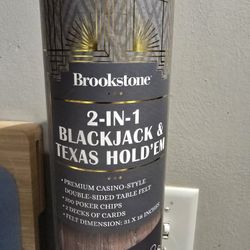 2 In 1 Black Jack & Texas Hold'Em
