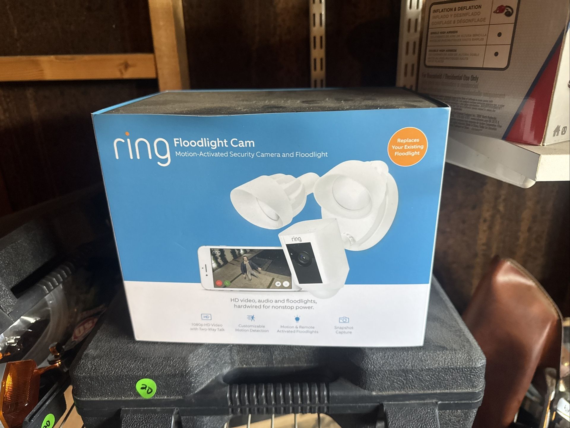 Ring Floodlight Cam Motion Activated Security Camera 