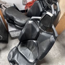 RZR PRO SEATS FULL SET BLACK