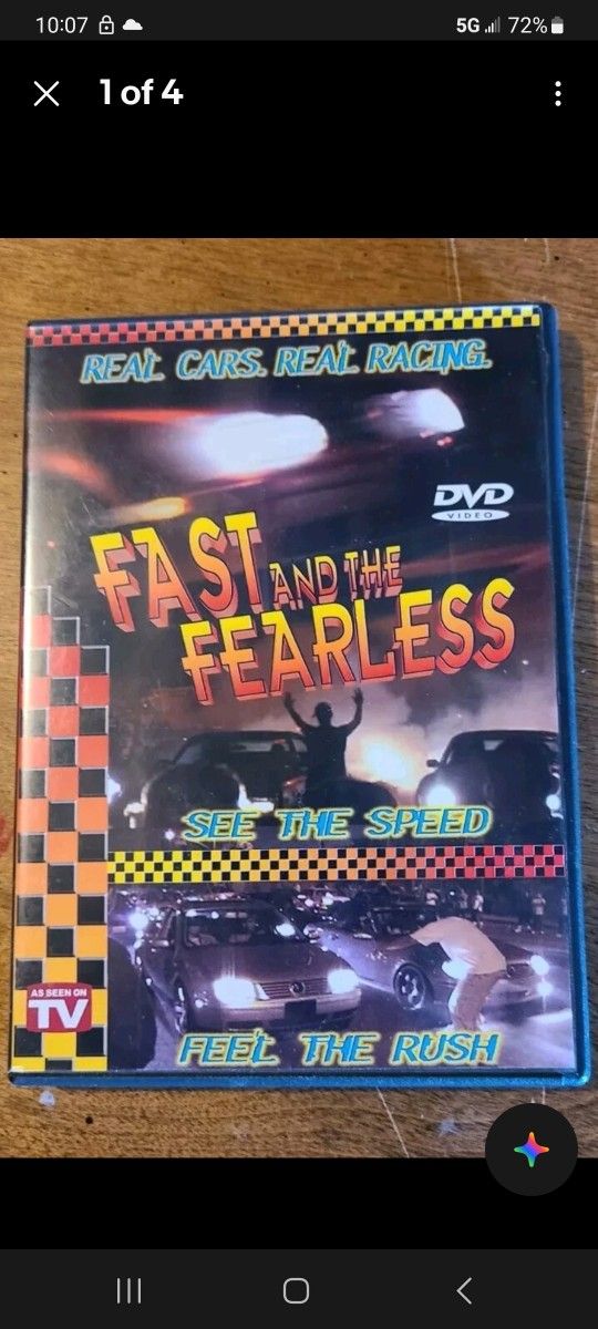Fast and the Fearless #1 (DVD, 2002)