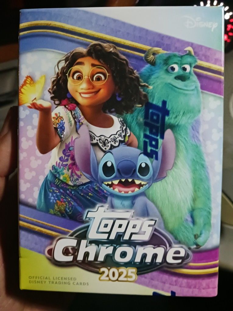 2025 Topps Chrome Disney Value Boxes
