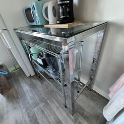 Glass Top Bar Table