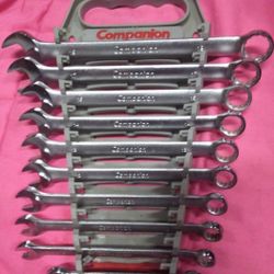 11-piece Metric Tool Ring Set With Wall Mount $25