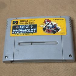 Super Mario Kart Nintendo SFC Game Cartridge Japanese SNES Version Only Tested