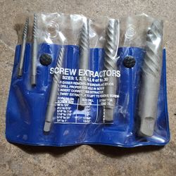 6 Piece Screw Extractors Set (Westward)