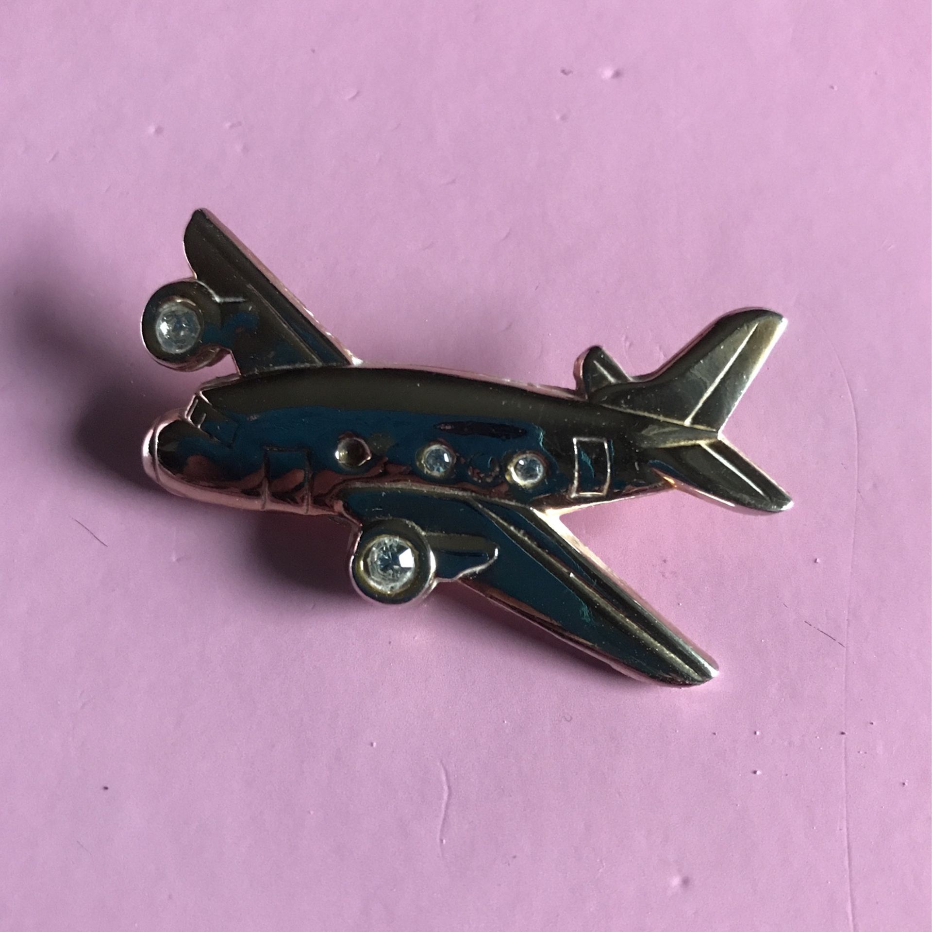 chanel airplane brooch