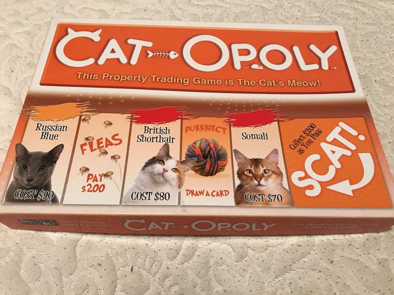 Cat-opoly board game
