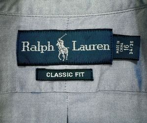 Classic Ralph Lauren Long Sleeve Casual Cotton Shirt Size M