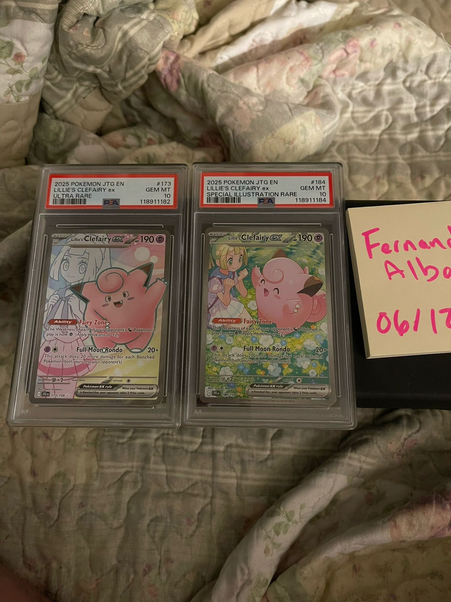 Lilies Clefairy Lot Psa 10