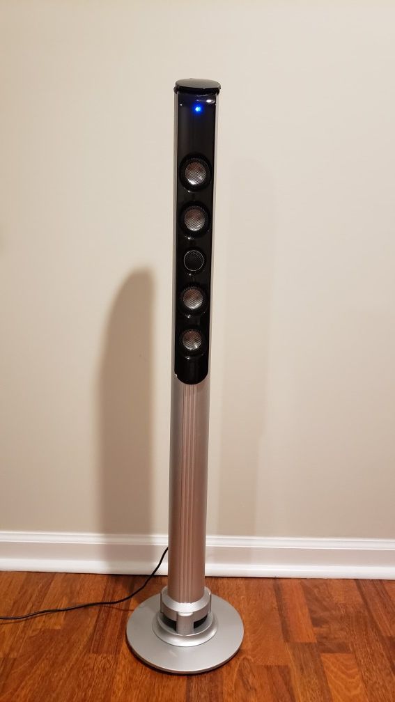 Sharper Image Si333 Itower Zipconnect Speaker Tower System w/o remote