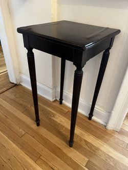 Square Solid Wood Side Table