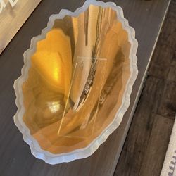 Gold Glass Bowl