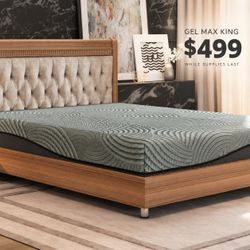 GEL MAX KING COOLING MEMORY FOAM MATTRESS – $499