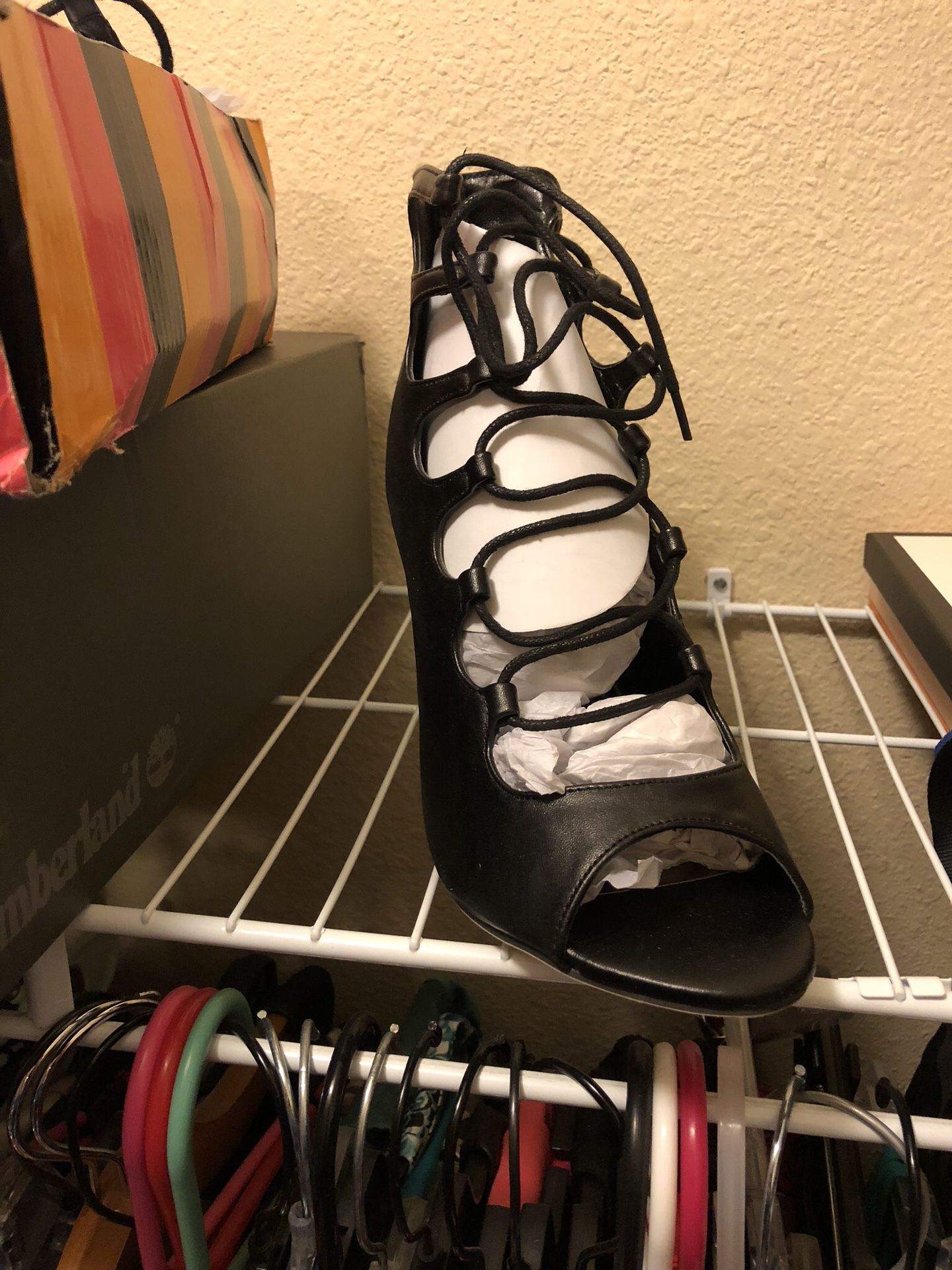 Women’s lace up heels size 10