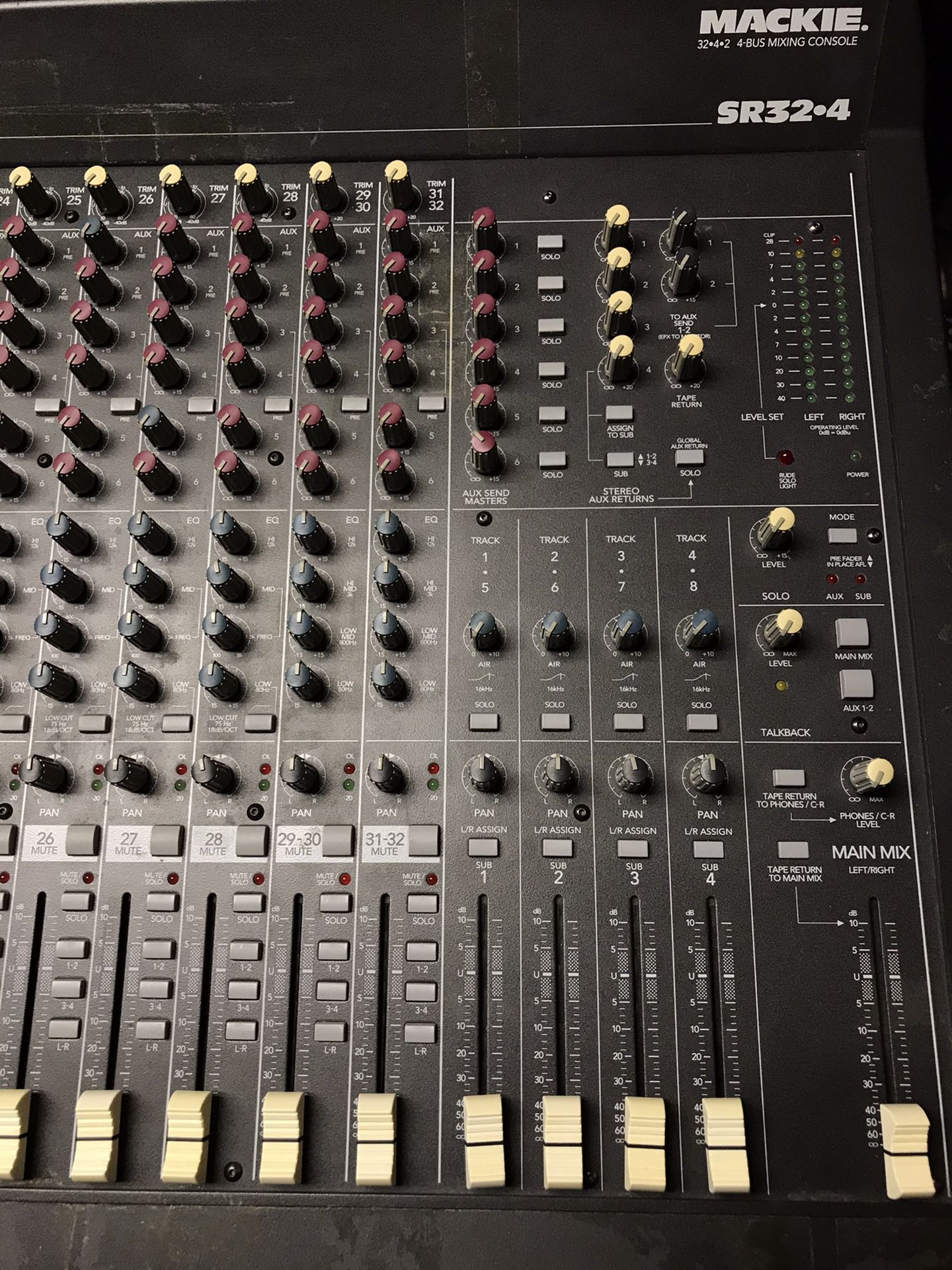 Mackie SR 32 Channel/4 Sub VLZ PRO Mixing Console for Sale in Chicago