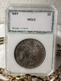 1889 Morgan Silver Dollar PCI MS62 🚀 OPEN TO TRADES 🔥🥵