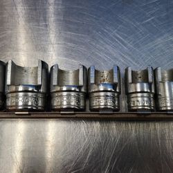 Snap On 6pcs Weatherhead Socket Set