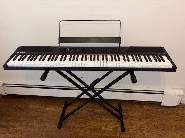Alesis Recital – 88 Key Digital Piano Keyboard with Semi Weighted Keys
