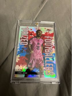 Messi prized footballers /45