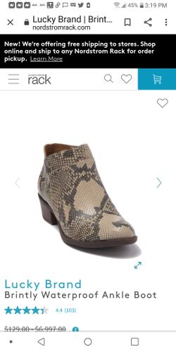Lucky brand ankle boots