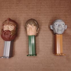 Pez Candy Dispensar Lord Of The Rings Lot Of 7