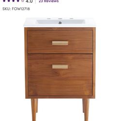 24” Bathroom Vanity (Solid Wood)