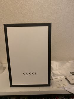 Gucci shoe box , shoe bag , little books all original..