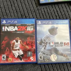 PLAYSTATION. GAMES.    MLB. AND.  NBA