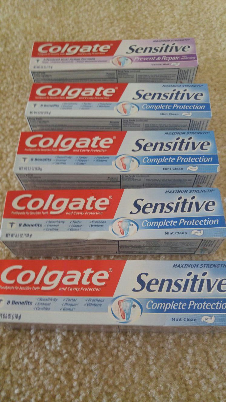 5 new Colgate Sensitive toothpaste