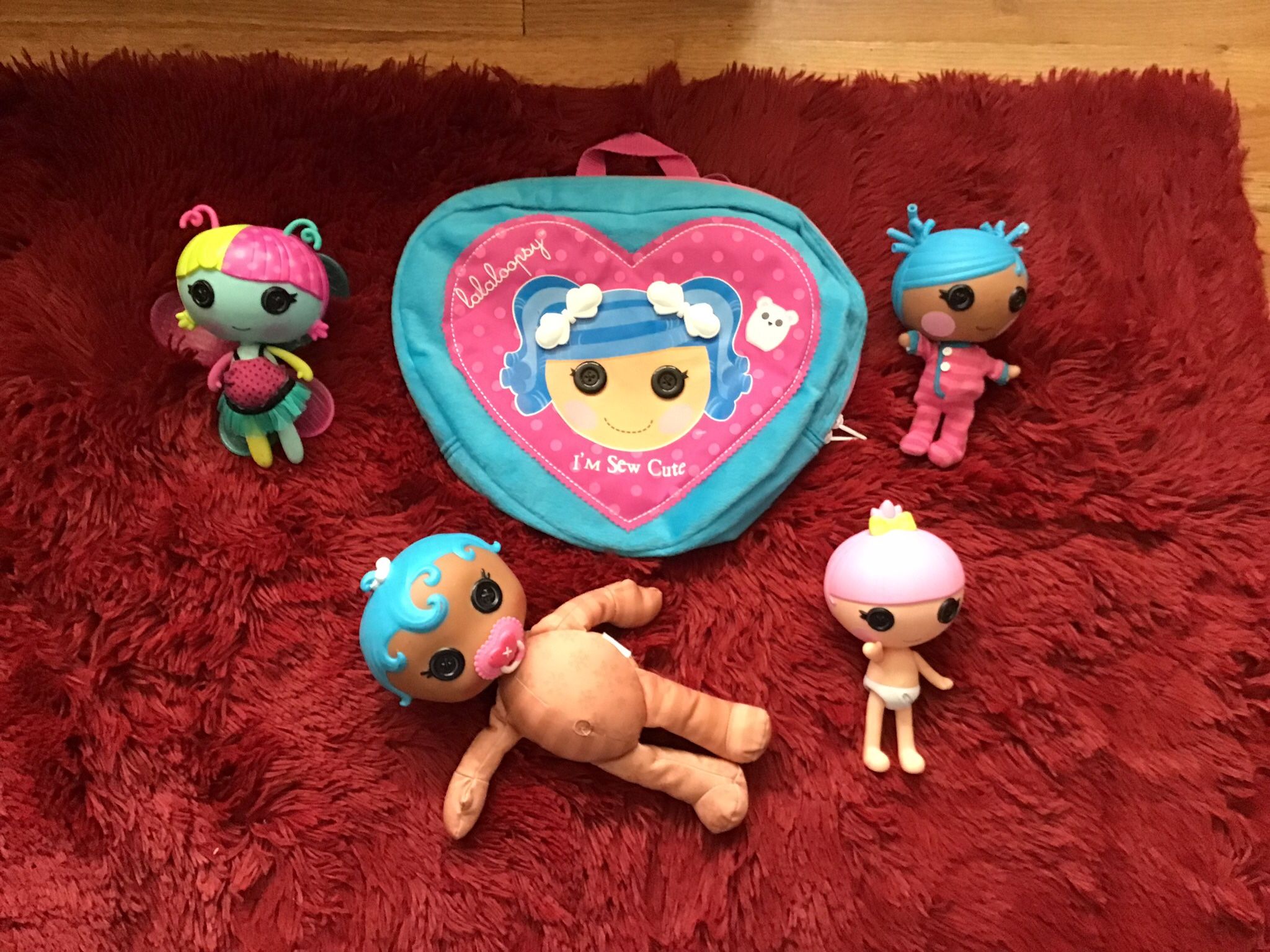 Lalaloopsy Backpack & Dolls 5 Pcs