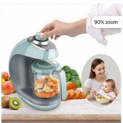 Baby Food Maker Blender and Steamer, Multi Food Processor for Nutritious, Green