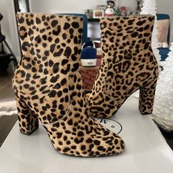 Steve Madden Leopard Print Booties