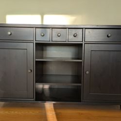 IKEA Stornas Buffet Table/Sideboard - Solid Pine Wood - Adjustable Shelves