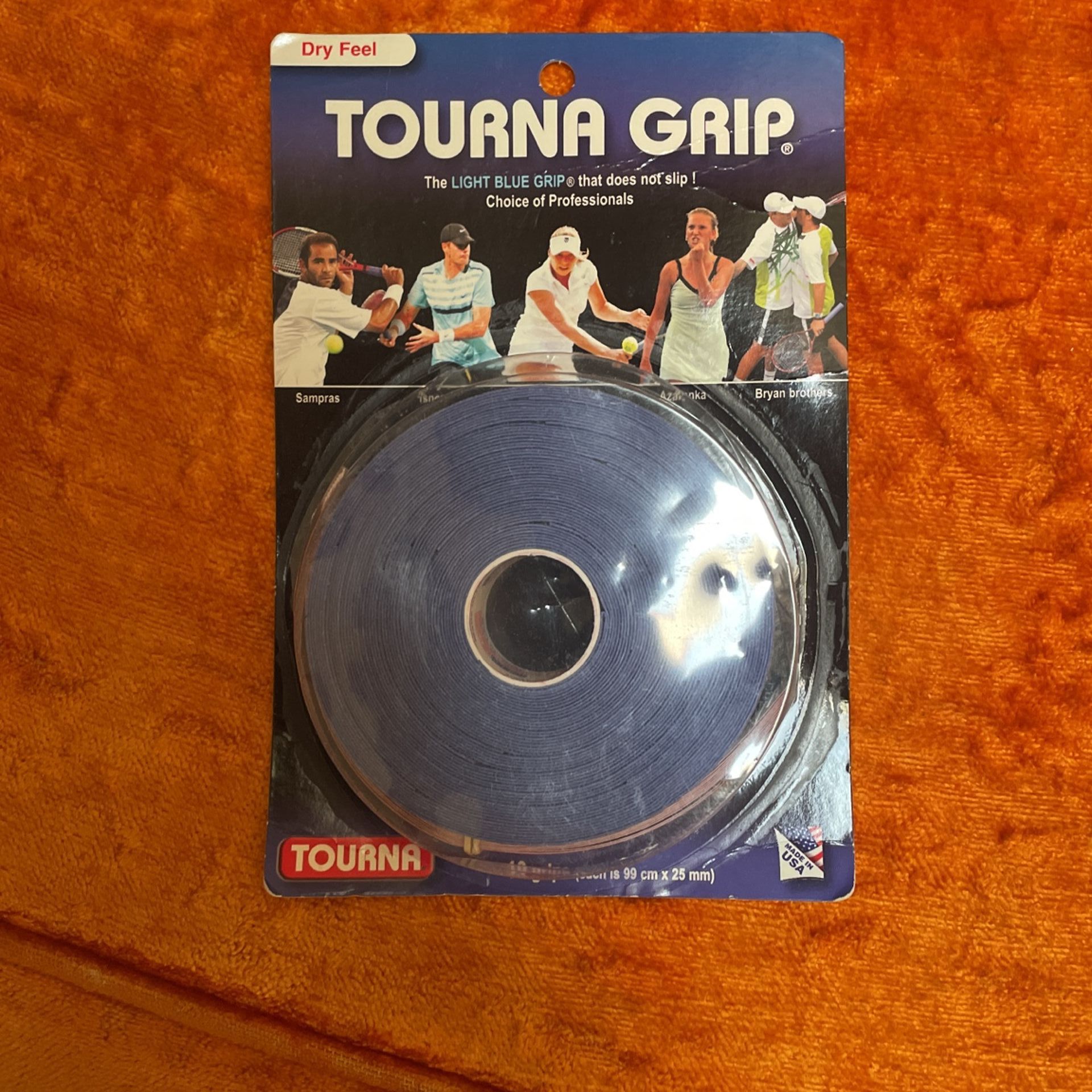 10 Pack Of Tour Grip Light blue