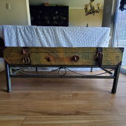 Geographic Patterned Coffee Table