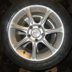 16” 5x120 Sport Edition F7 Rims w/ Like-New Tires