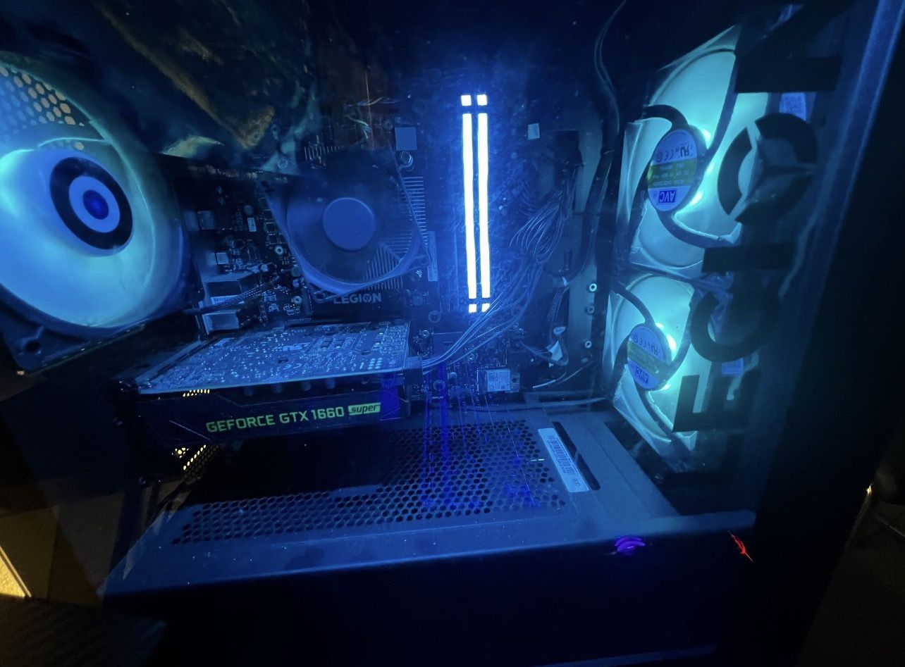 Legion tower gaming pc comes with two 8gb of ram