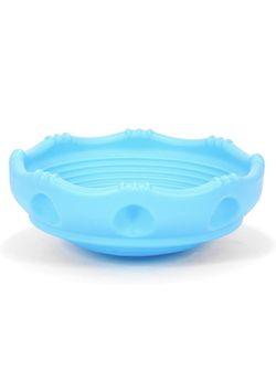 Simplay3 Two Sided Rock Around Wobble Disk and Climbing Dome for Toddlers and Kids - Rocking and Climbing - Indoor/Outdoor, Made in USA (Blue, 1 Pack)