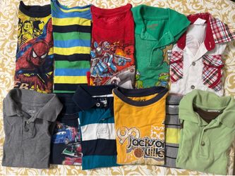 Over 200 boy clothes from age 4 to 7 years old for summer and winter, outdoor and indoor clothes