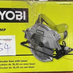 New in Box! RYOBI 7-1/4" Circular Saw with Laser 14 AMP