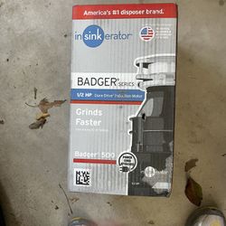 Badger Garbage Disposal . Never Opened