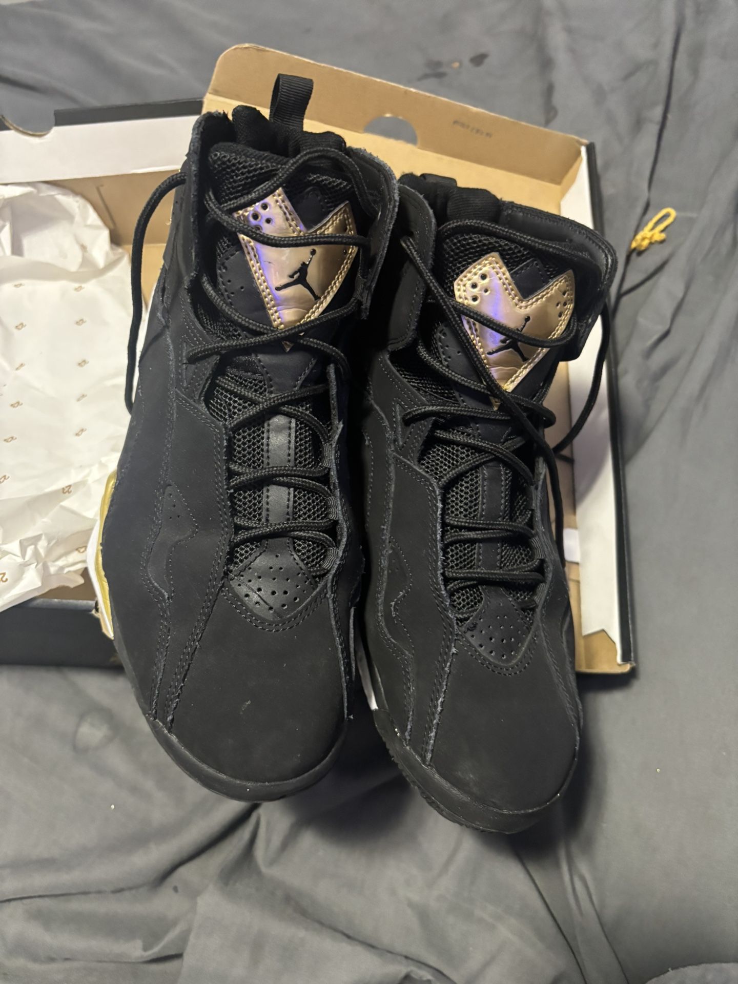 Jordan true flight size 10 M black