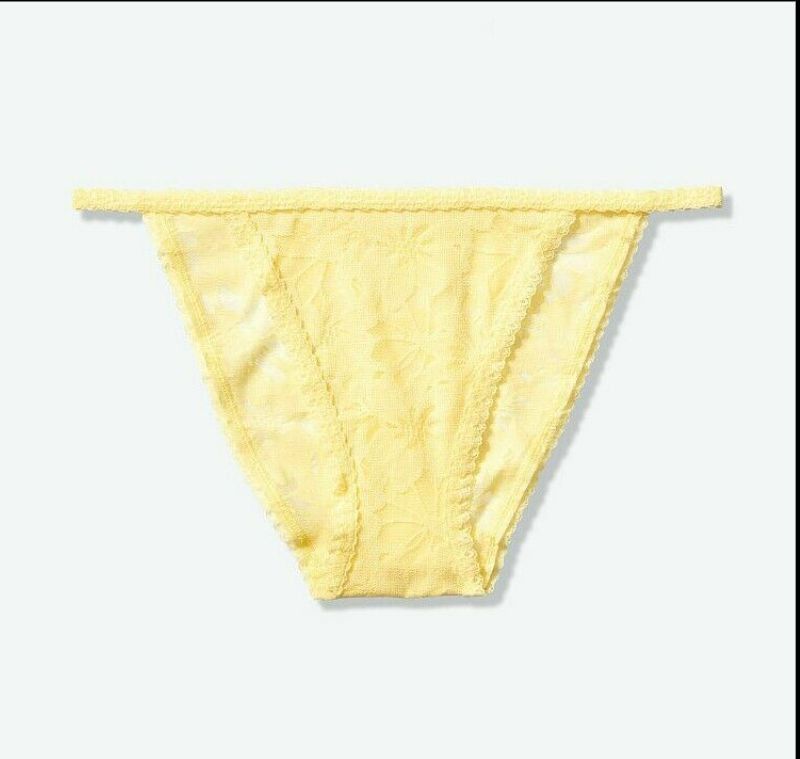 Victoria's Secret PINK Lace High Leg Bikini Panty NWT